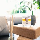 candle balance ylang ylang geranium bergamot spa yoga meditation