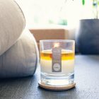 candle balance geranium ylang ylang bergamot yoga spa meditation